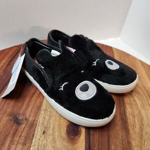 Carter’s Carina Slip-On Bear Shoes – Toddler Girl Size 11 Black
